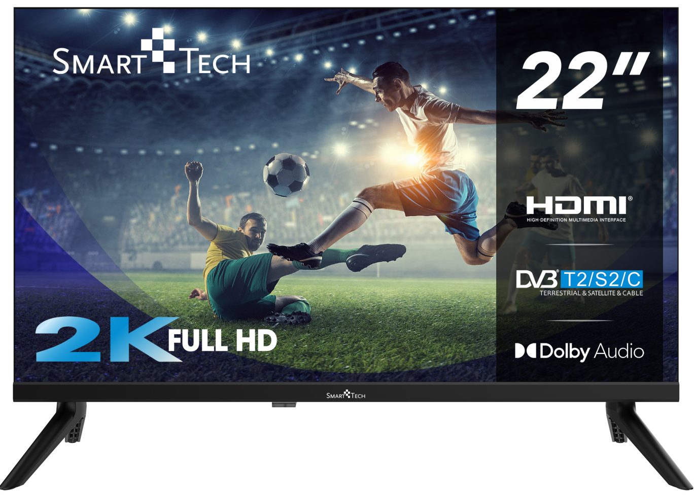 Smarttech 22FN01V – 22 colos Full HD LED televízió, no smart